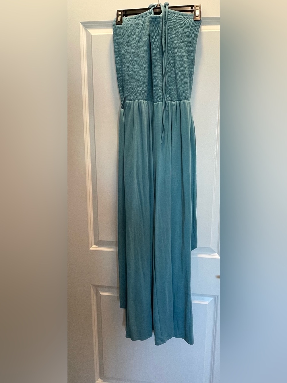 Strapless Teal Romper-Size M